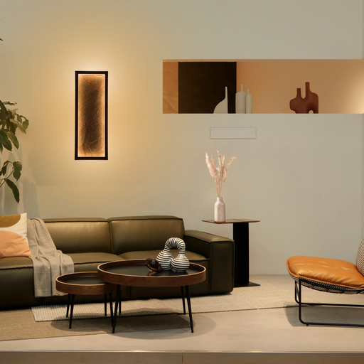 APPLIQUE DECORATIVE LED L400*W150*H55MM FIALA (15W+12W,NOIR,3000K)