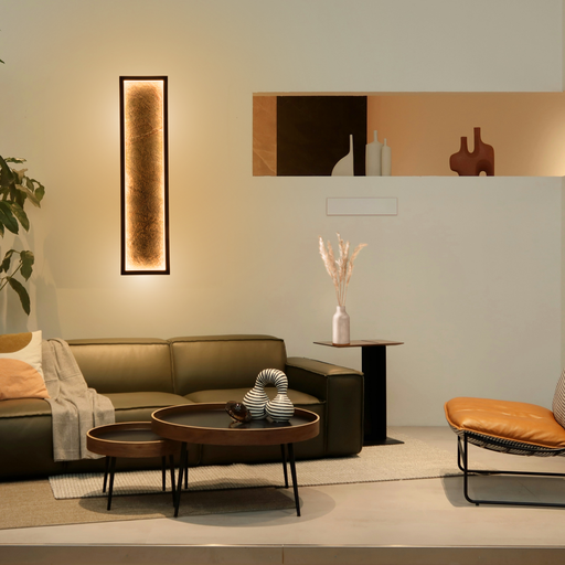 APPLIQUE DECORATIVE LED L607*W150*H55MM FIALA (30W+25W,NOIR,3000K)