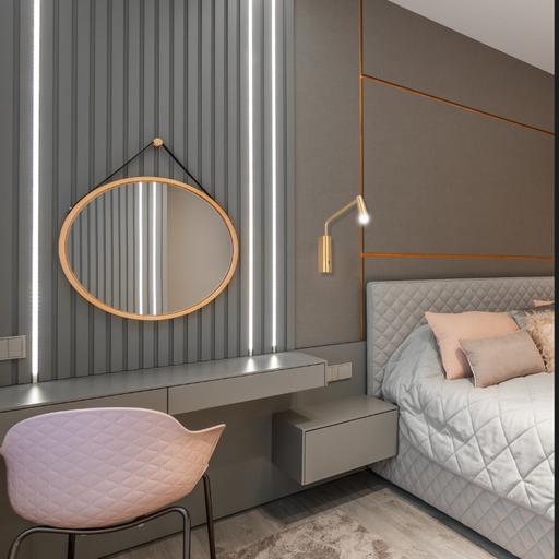 APPLIQUE LED W60*H250*D200 FRAGON (3W,BRASS,3000K)