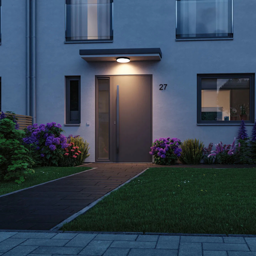 HUBLOT LED ROND IP65 220V (20W,NOIR,6500K)