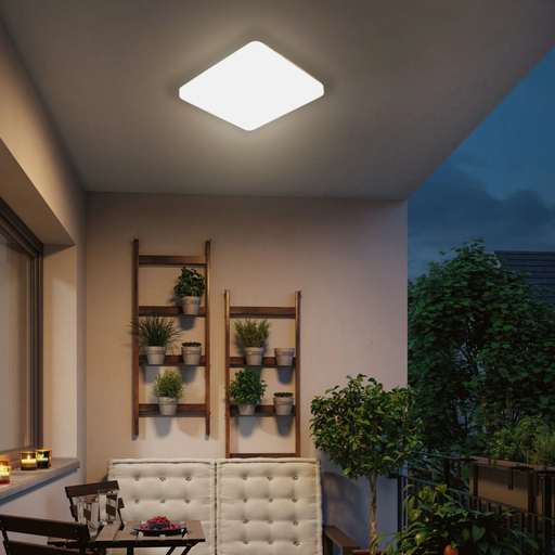 PLAFONNIER CARRE 220V 3CCT (50W,BLANC,3000K/4000K/6000K)