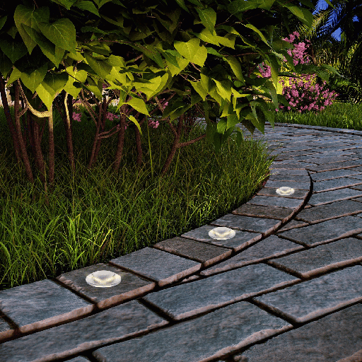 SPOT AU SOL LED ROND FIXE 3 FACES IP65 COB 220V (3W,INOX,3000K)