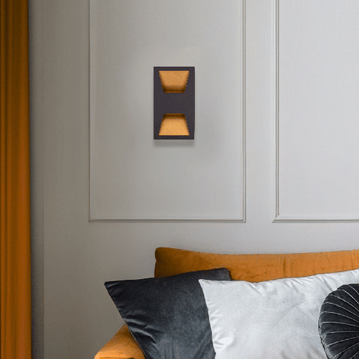 APPLIQUE DECORATIVE LED 220V GRINDA (2.5W,NOIR+DORE,3000K)