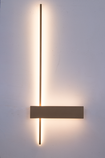 APPLIQUE DECORATIVE LED LEFT 220V L350*60*H920MM MERCIA (27W,DORE PALE,3000K)