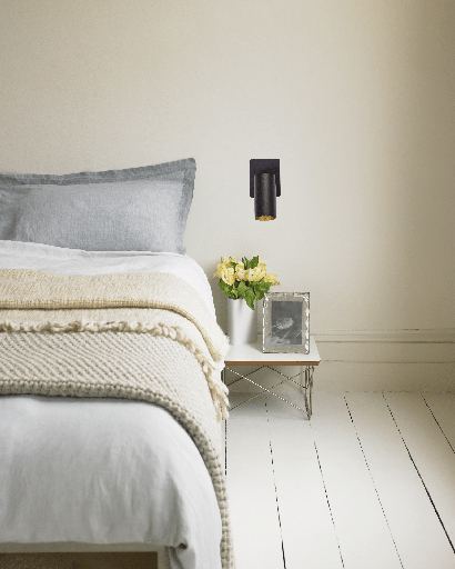 APPLIQUE MURALE METAL GU10 220V (NOIR+DORE)