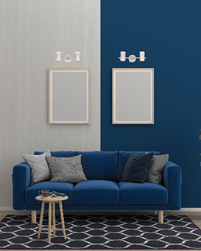 APPLIQUE MURALE METAL 2XGU10 220V PAULINE (CHROME)