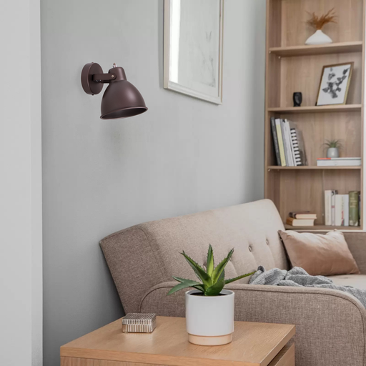 APPLIQUE E14 220V  D145 PENSEE (SATIN NICKEL)