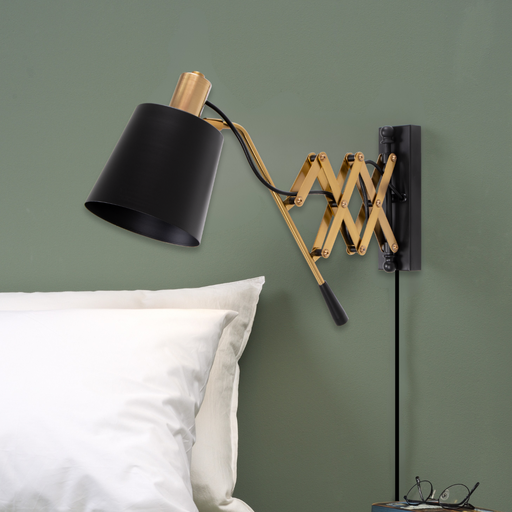 APPLIQUE E14 220V D630*H360 ZINNIA (NOIR)