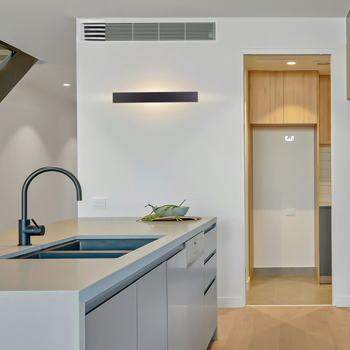 APPLIQUE LED 220V L650*50*H80MM AKSIN (22W,NOIR SABLE,3000K)