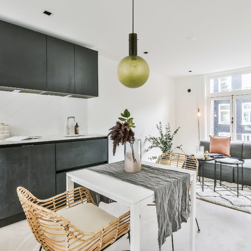 SUSPENSION E27 220V D380 H380 BIGNONE (VERRE VERT,3000K)