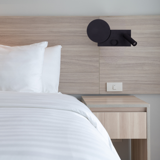 APPLIQUE LED W280*H180*D80 (8W+2W,NOIR,3000K)