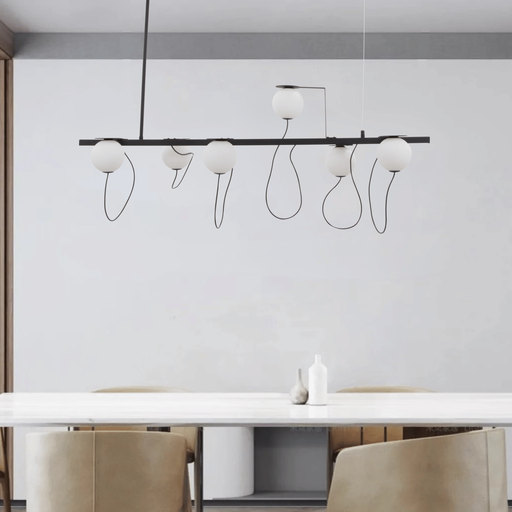 SUSPENSION LUSTRE LED 220V L1100*300*1200MM ERAY (63W,BLANC,4000K)