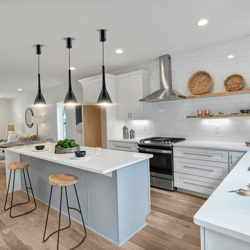 SUSPENSIONE14 D150*350MM FERN (NOIR MAT)