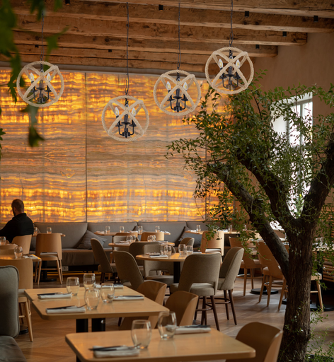 LUSTRE 3XE14 220V  D350 (NOIR+CORDE DE CHANVRE)