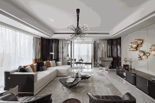 LUSTRE 28*E14 220V D106/H180 (CHROME)