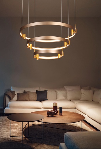 LUSTRE LED  D394D584D776 (142W,DORE+DORE,3000K)