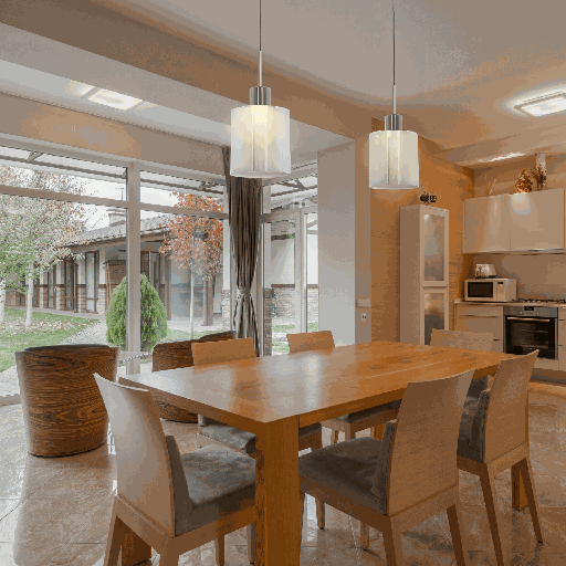 SUSPENSION LED 220V L150*H1200MM  MELODY (8W,NOIR PEARLE+VERRE FUME,3000K)