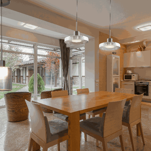 SUSPENSION LED 220V L225*H1200MM  MELODY (8W,NOIR PEARLE+VERRE FUME,3000K)