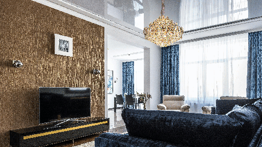 LUSTRE CRISTAL D550 14*E14 220V CROWN (DORE)