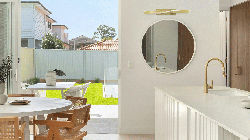 APPLIQUE DECORATIVE LED 220V L60*7*H10CM BUSE (28W,DORE,3000K)