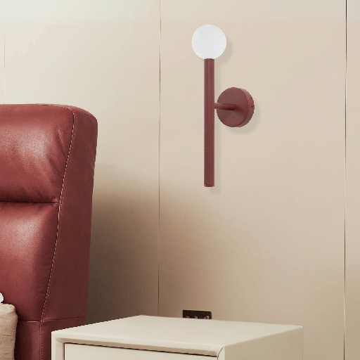 APPLIQUE LED 220V W80*H450*150MM PALLAS (5W,ROUGE,3000K)