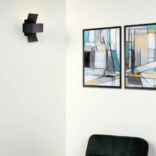 APPLIQUE DECORATIVE LED 220V CAPASSO (15W,NOIR)