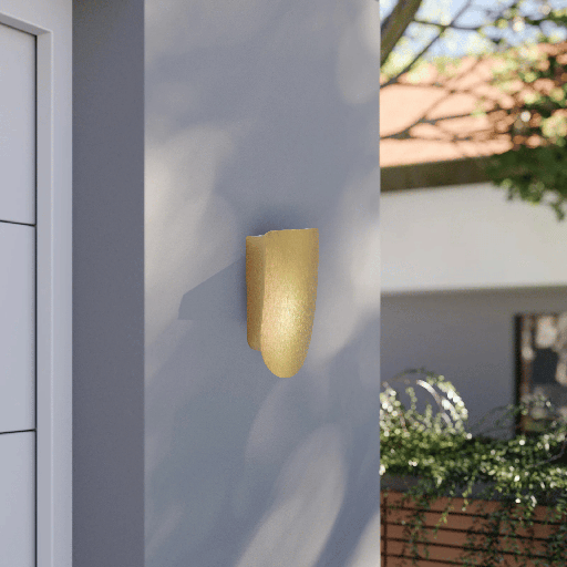 APPLIQUE D'EXTERIEUR LED IP54 220V CENTIA (12W,DORE BROSSE,3000K)