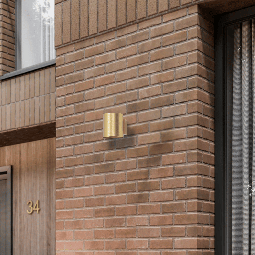 APPLIQUE D'EXTERIEUR LED IP54 220V ERIKA (12W,DORE BROSSE,3000K)