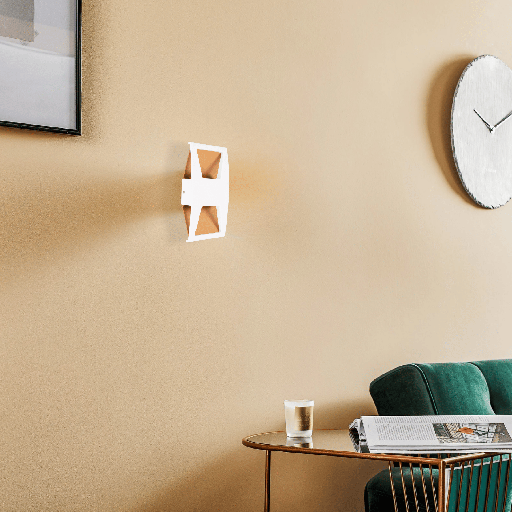 APPLIQUE DECORATIVE LED 220V GRINDA (2.5W,BLANC+DORE,3000K)