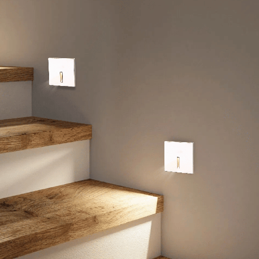 BALISAGE LED CARRE IP20 220V SABINE (1.5W,BLANC,3000K)