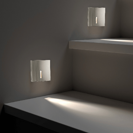 BALISAGE LED CARRE IP20 220V SABINE (1.5W,SILVER,3000K)