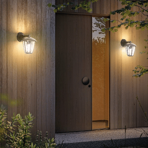 APPLIQUE D'EXTERIEUR E27 IP44 DOWN 220V (NOIR)