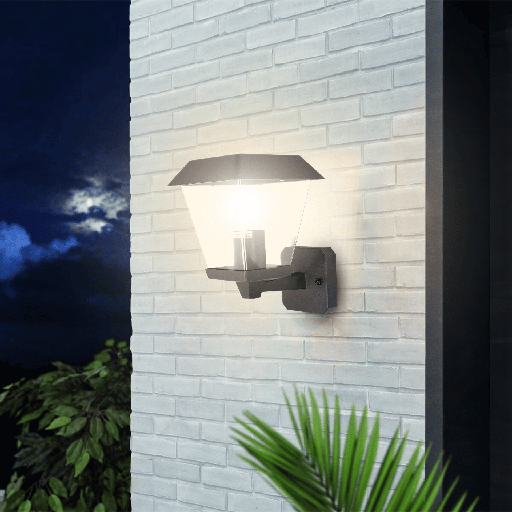 APPLIQUE D'EXTERIEUR E27 220V UP KOLONYA (NOIR MAT)