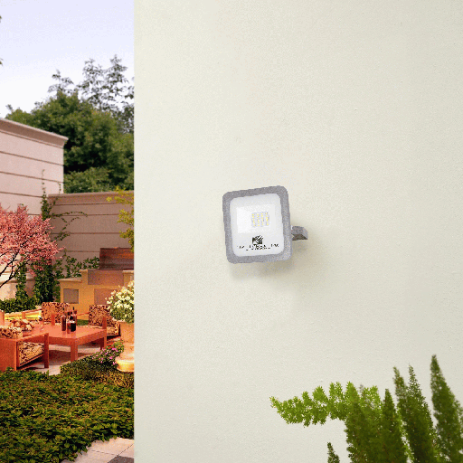 PROJECTEUR LED SMD IP66 220V (15W,GRIS,6000K)