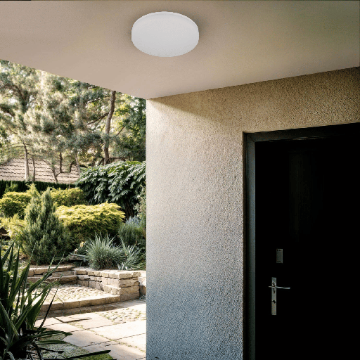 PLAFONNIER ROND 220V 3CCT (30W,BLANC,3000K/4000K/6000K)