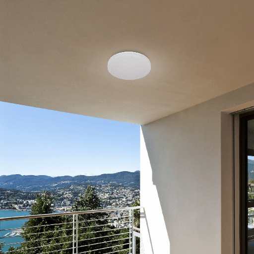 PLAFONNIER ROND 220V 3CCT (50W,BLANC,3000K/4000K/6000K)