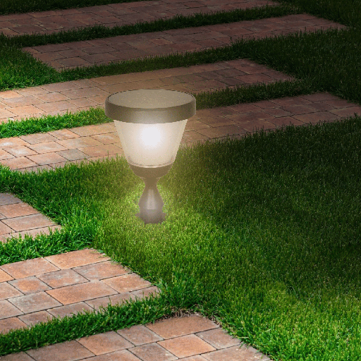 BORNE JARDIN LED SOLAIRE IP65 BENJOIN (5W,3000K)