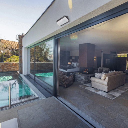 APPLIQUE LED IP65  220V CYRILLE (30W,NOIR,4000K)