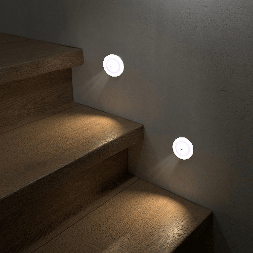 BALISAGE LED ROND IP40 220V ZINKOVA (3W,BLANC,6500K)