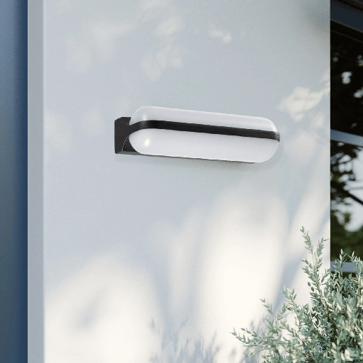 APPLIQUE LED D'EXTERIEUR IP54 220V MALTO (12W,GRIS FONCE,4000K)