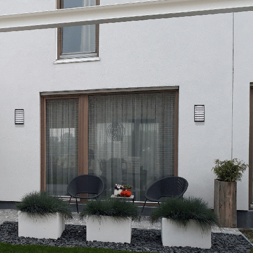 HUBLOT LED IP54 220V BELARIVA (12W,NOIR,3000K)