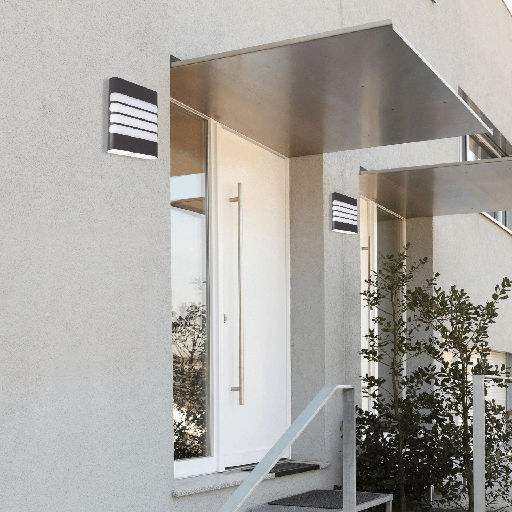 HUBLOT LED IP54 220V BRICHIA (12W,NOIR,3000K)