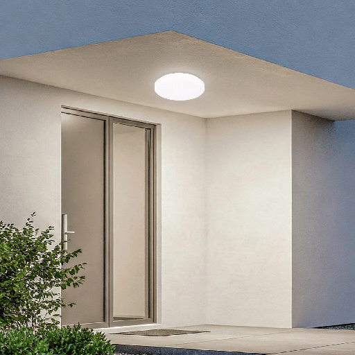 PLAFONNIER LED ROND ETANCHE 220V MONTANA (30W,BLANC,6500K)