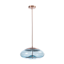 SUSPENSION LED  D310 H130 (CUIVRE+VERRE,3000K)