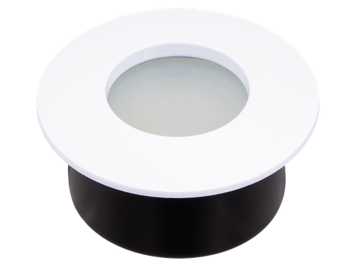 [221-EZIO-2101] SPOT GU10 ALUMINIUM ROND FIXE ETANCHE IP65 (BLANC)