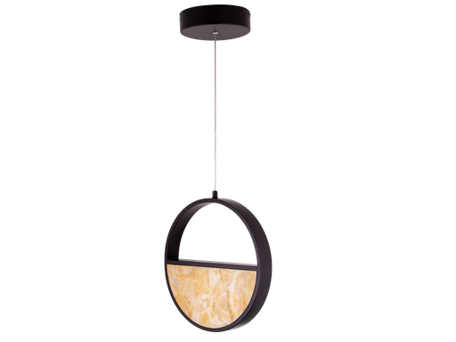 [803-DISA-110] SUSPENSION LED  D40 H120 (10W,NOIR+VERRE,3000K)