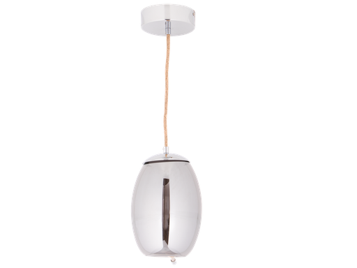 [803-GAURA-008] SUSPENSION LED D18 H150 GAURA (8W,GRIS+FUMEE,3000K)