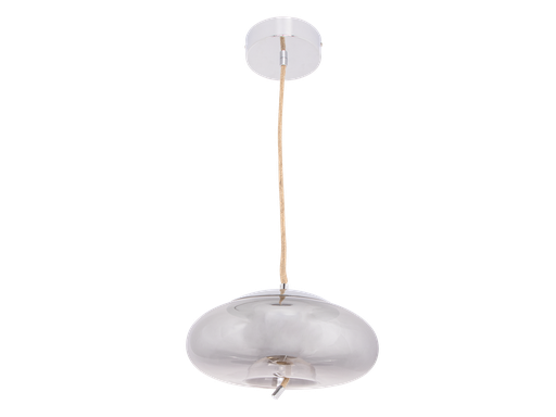 [803-GAURA-014] SUSPENSION LED D30 H150 (14W,GRIS+FUMEE,3000K)
