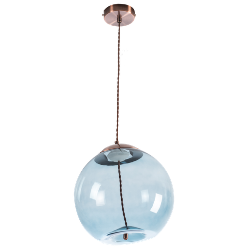 [803-GAURA-210] SUSPENSION LED D300 H280 (CUIVRE+VERRE,3000K)